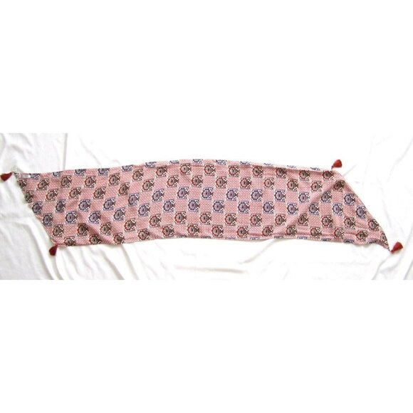 New Benares Orchard Nursery Lazy K House Geometric Scarf (WB123) Retail $32.99 - Picture 1 of 7